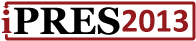 iPRES 2013 logo